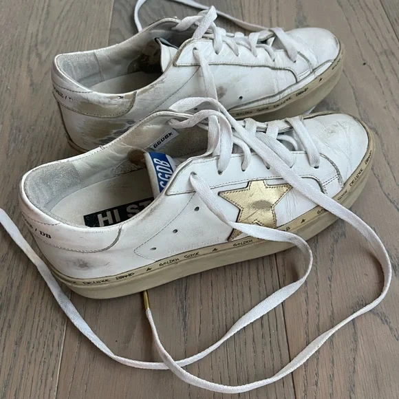 Golden Goose white sneakers size purchased